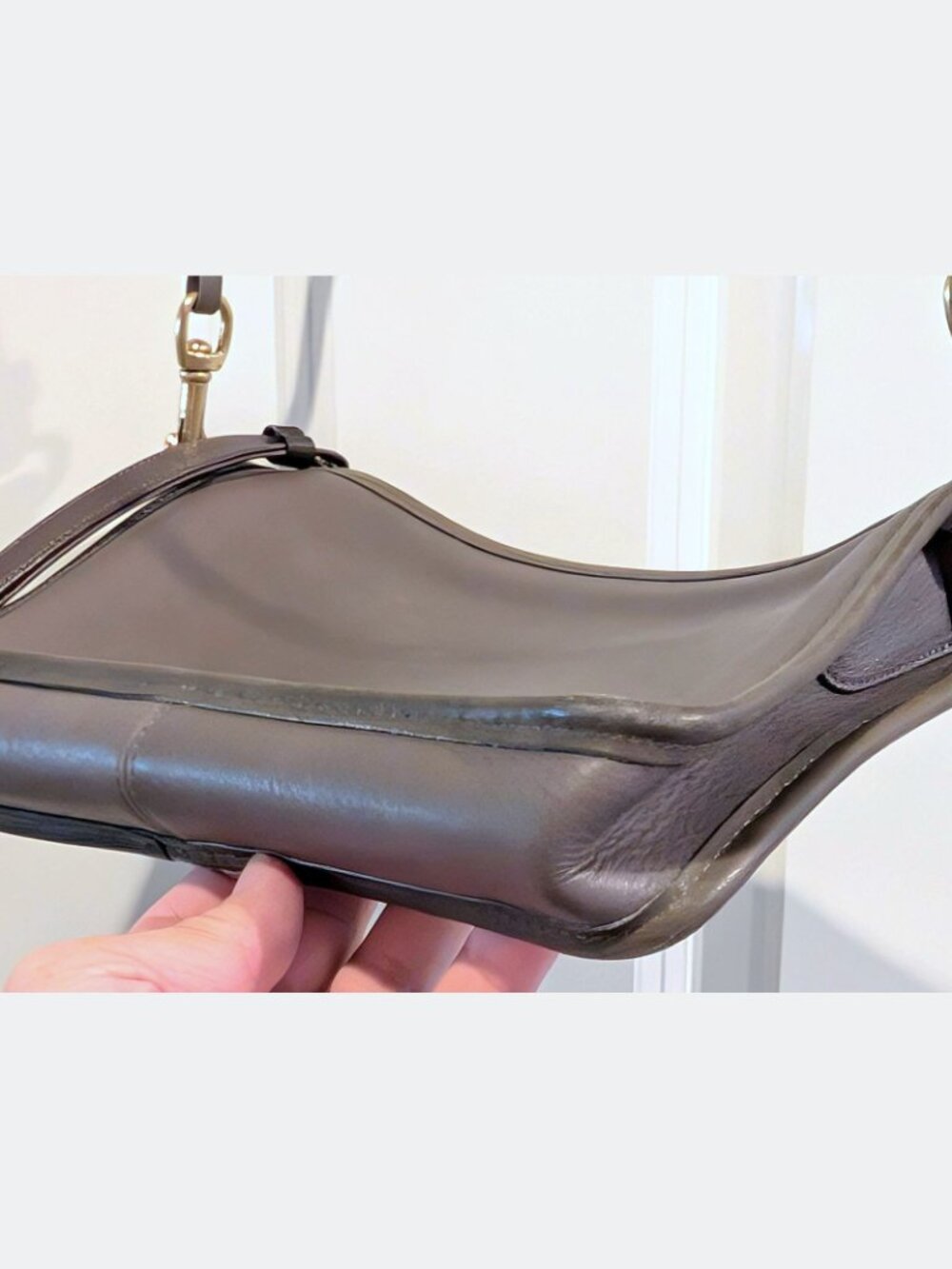 RARE VTG Coach NYC Convertible Clutch Leather Zippered TALON Basic Bag Crossbody - Picture 5 of 11